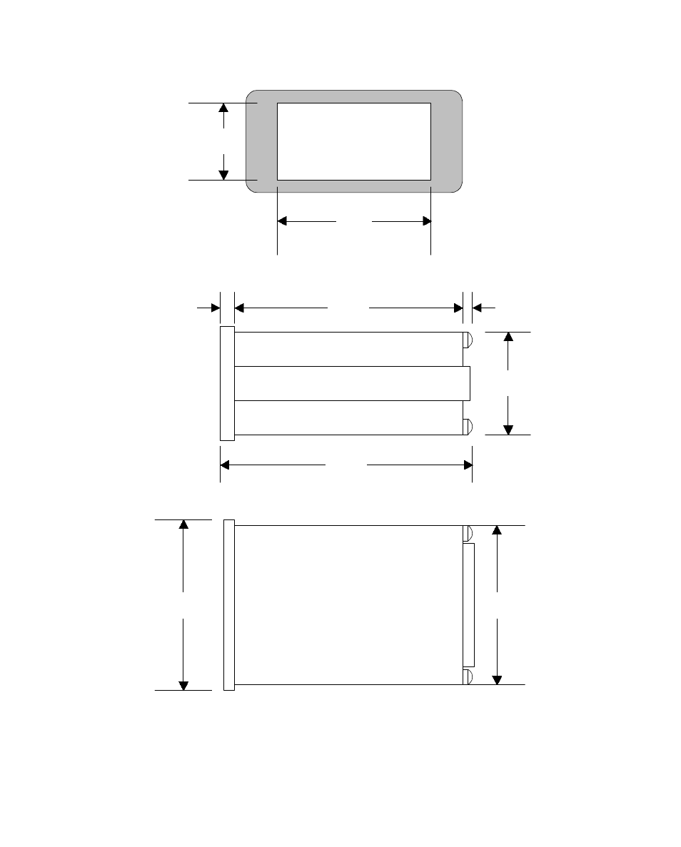 Panel cut out | Doric Instruments 1000 Pro Series Digital Panel meters are suitable User Manual | Page 4 / 29