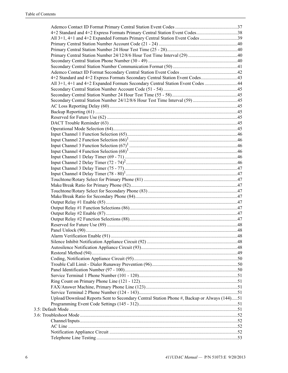 Fire-Lite 411UDAC Fire Alarm Communicator User Manual | Page 6 / 84