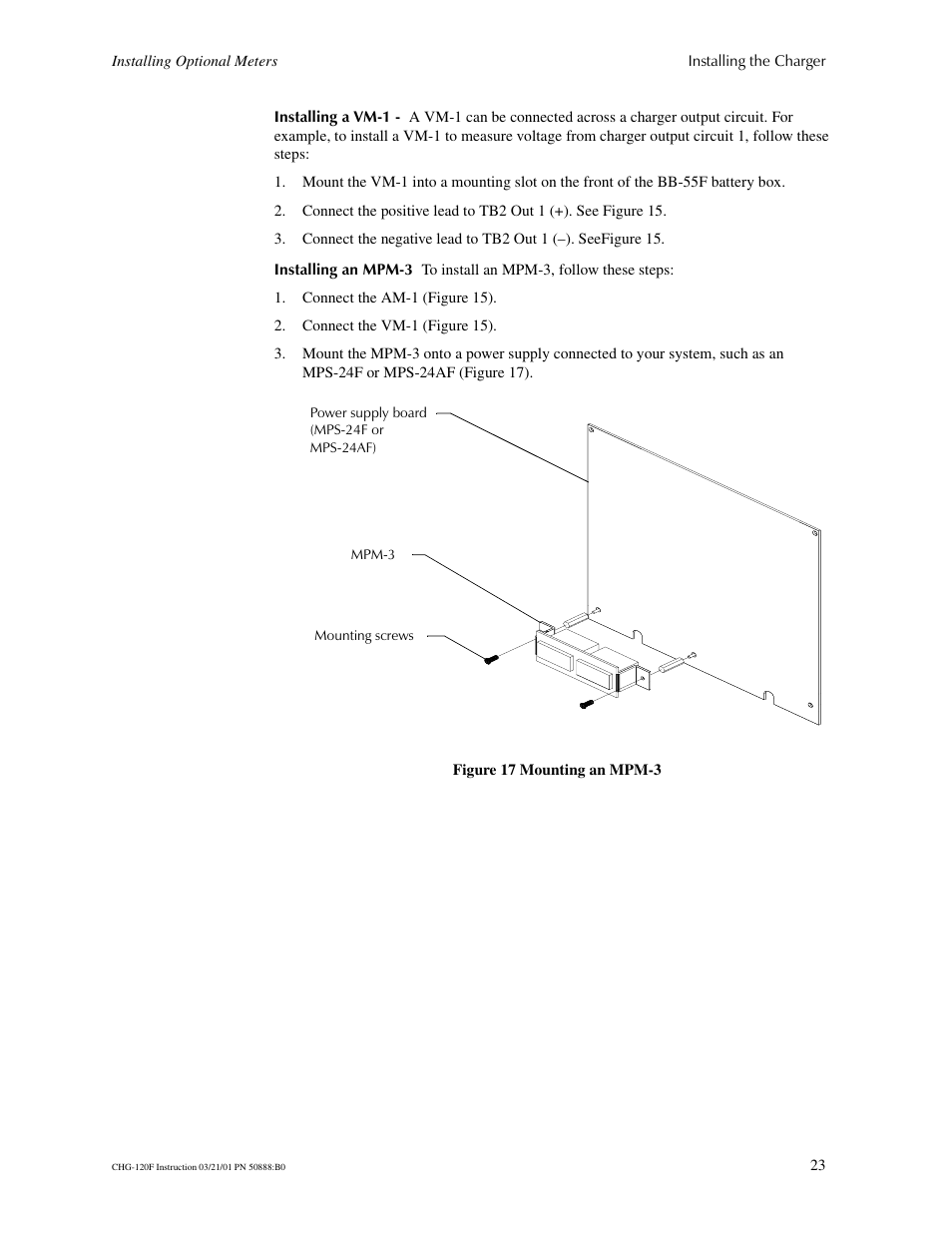 Fire-Lite CHG-120F Battery Charger User Manual | Page 23 / 28