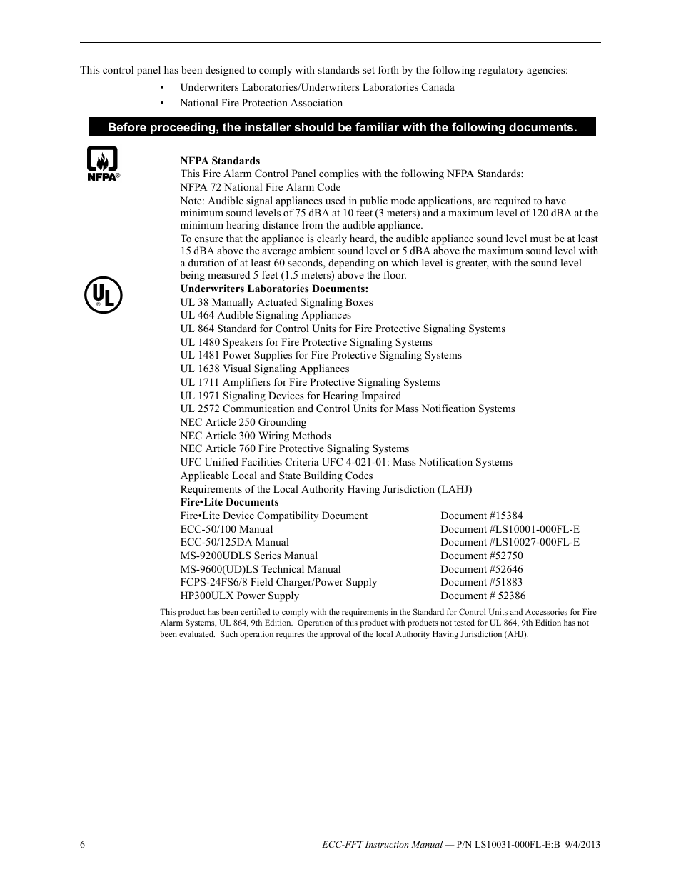 Fire-Lite ECC-FFT Firefighters Telephone User Manual | Page 6 / 32