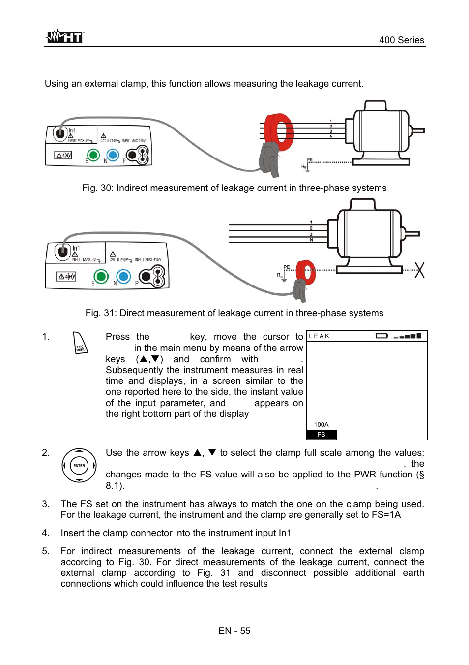 400 series | HT instruments SPEED418 User Manual | Page 56 / 88
