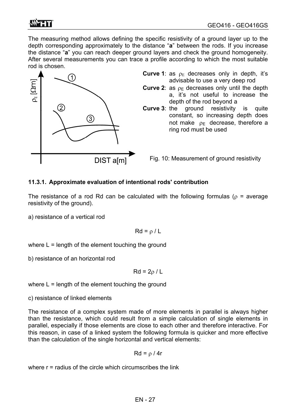 HT instruments GEO416 User Manual | Page 28 / 116