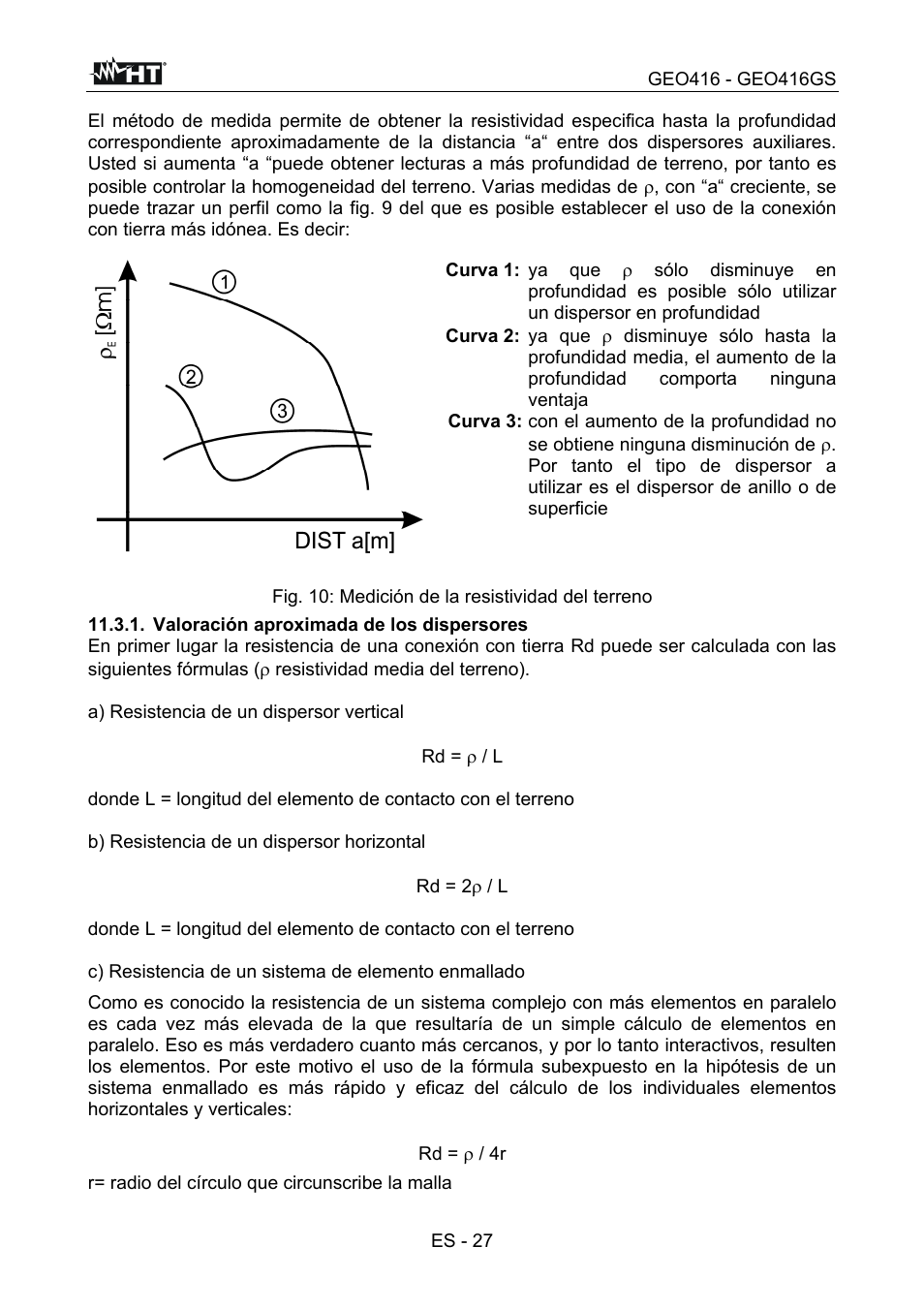 HT instruments GEO416 User Manual | Page 56 / 116