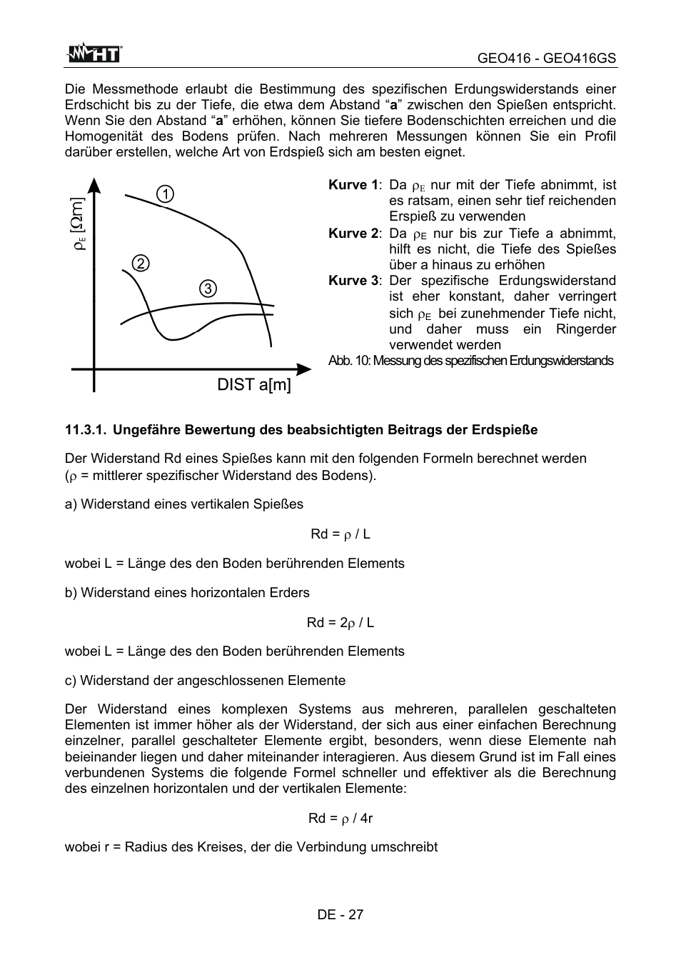 HT instruments GEO416 User Manual | Page 84 / 116