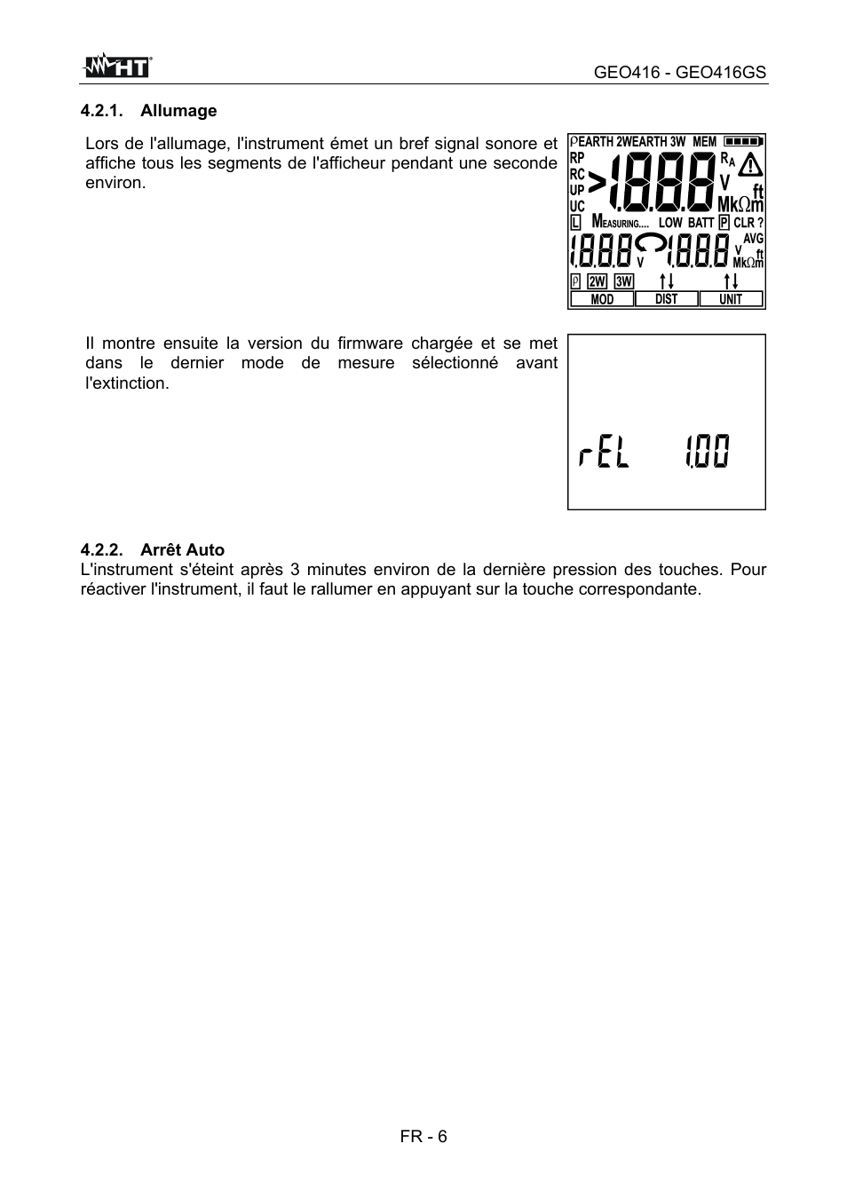 HT instruments GEO416 User Manual | Page 91 / 116