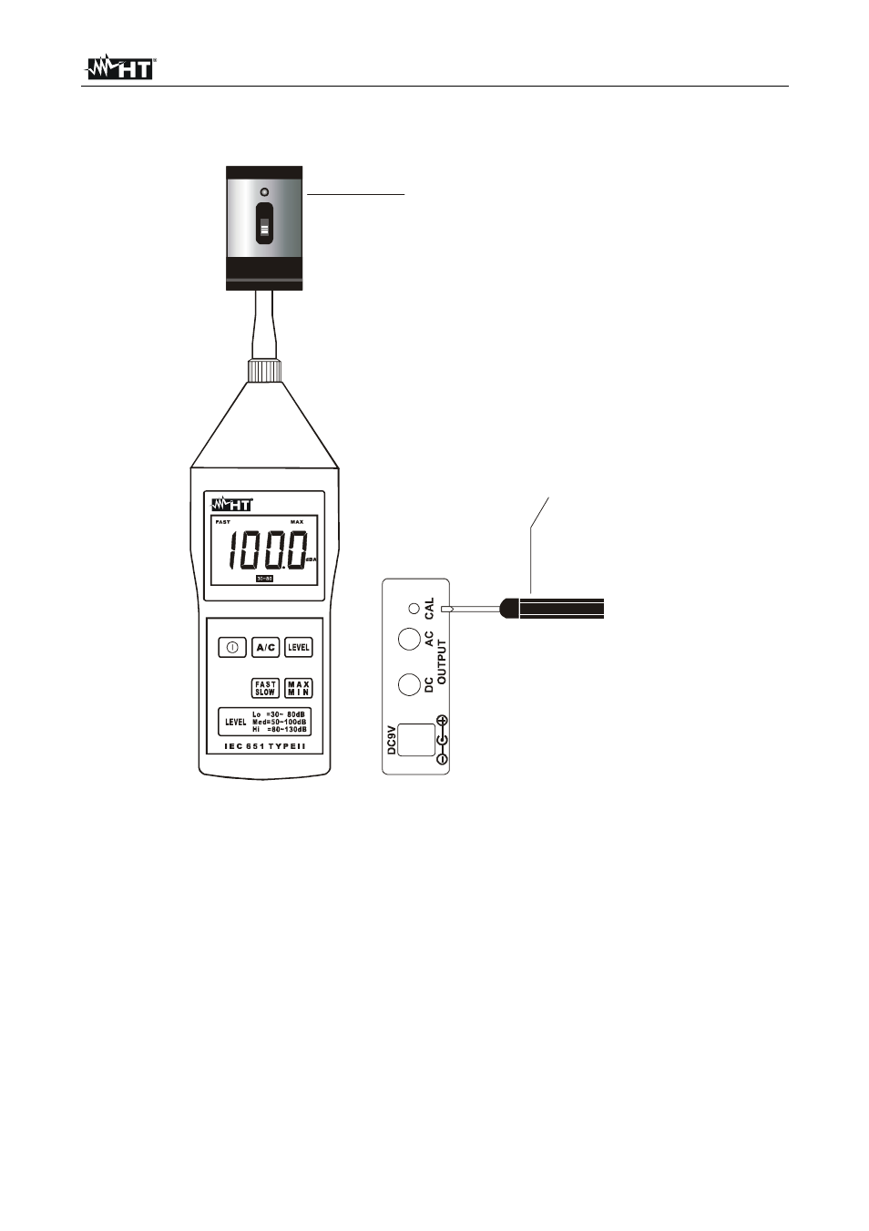 Screwdriver portable calibrator | HT instruments HT154 User Manual | Page 9 / 13