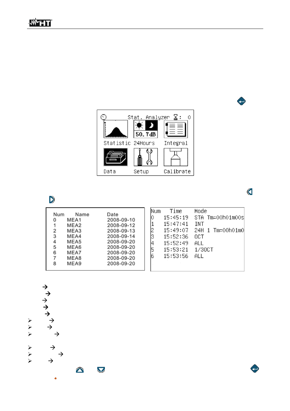 HT instruments HT157 User Manual | Page 42 / 68