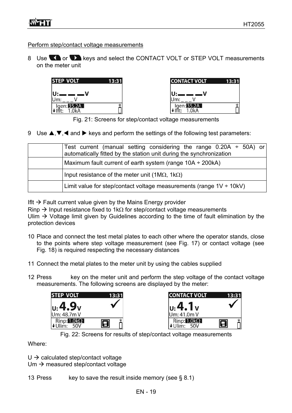 HT instruments HT7051 User Manual | Page 20 / 35