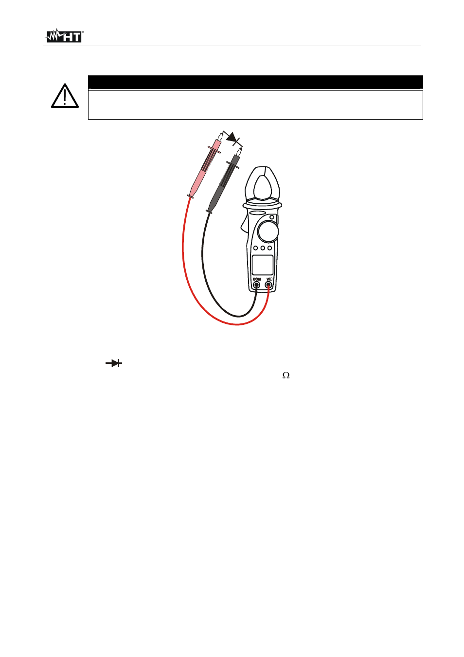 Warning | HT instruments HT4016 User Manual | Page 17 / 23