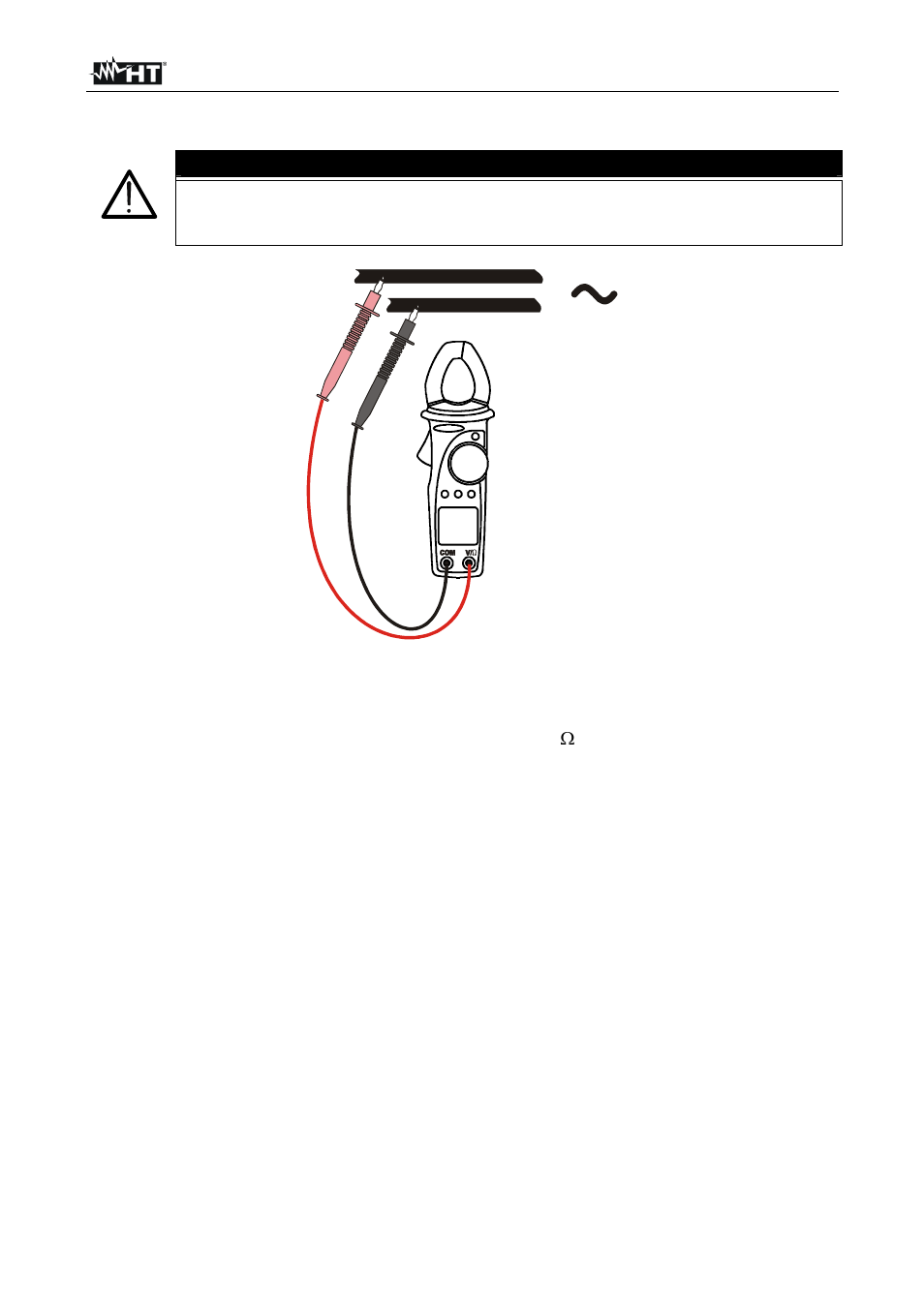 Warning | HT instruments HT4016 User Manual | Page 18 / 23