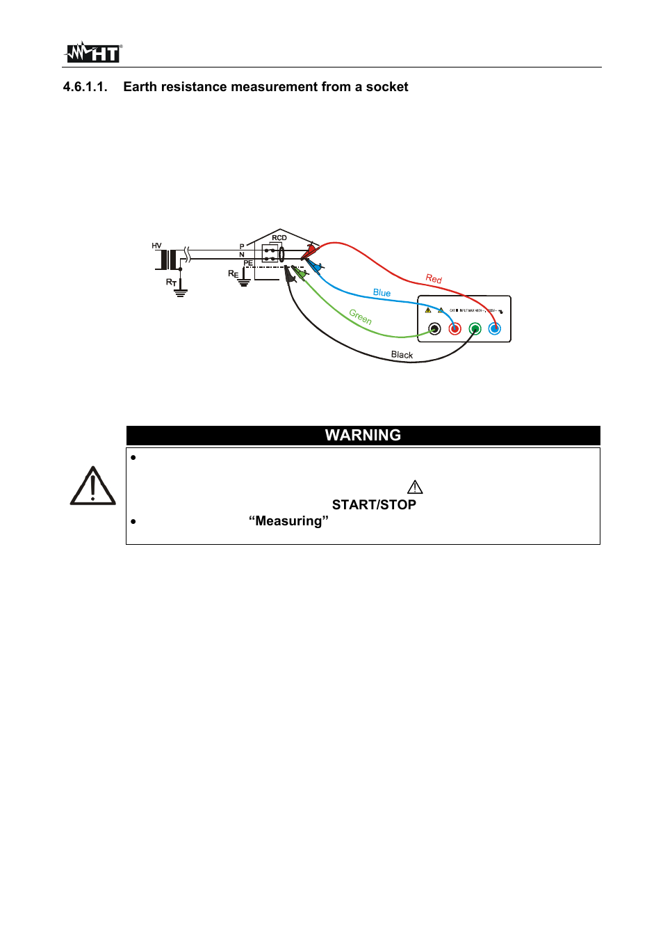 Warning | HT instruments MACROTEST 5035 User Manual | Page 49 / 80