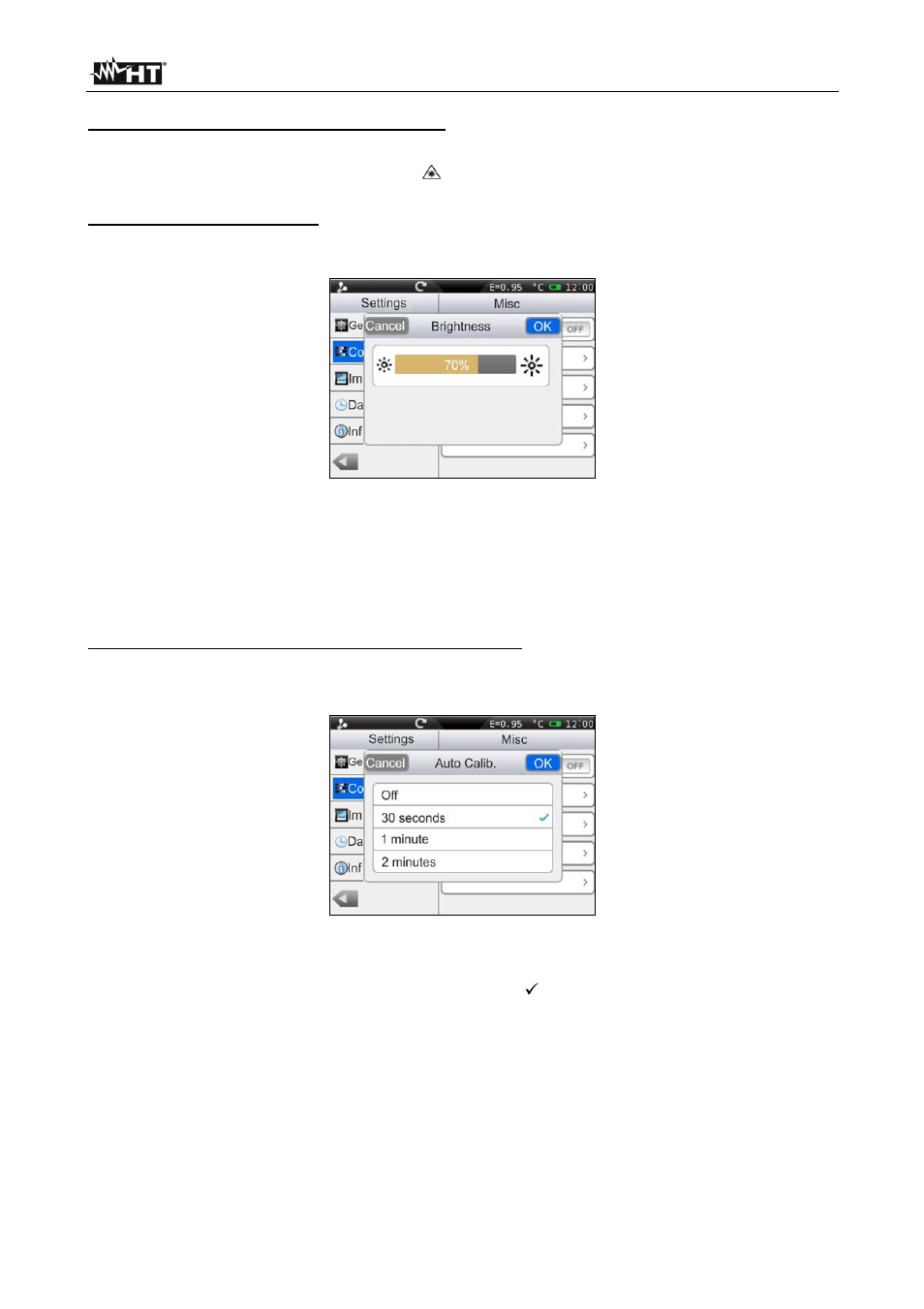 HT instruments THT60 User Manual | Page 17 / 56