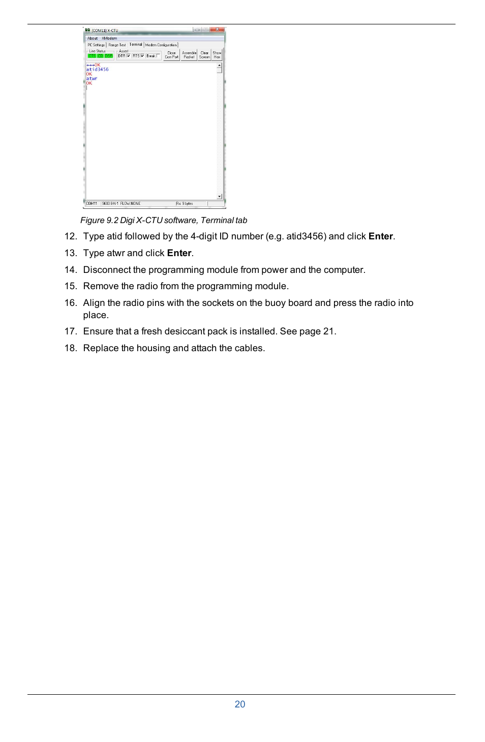 In-Situ Aquaculture Buoy Manual (purchased after 28 May 2013) User Manual | Page 20 / 40