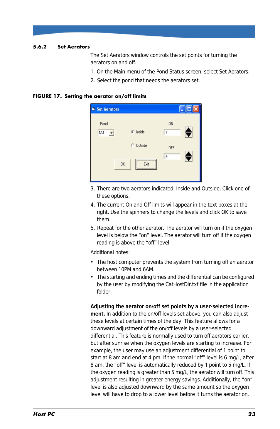 2 set aerators | In-Situ Aquaculture Buoy Manual (purchased before 28 May 2013) User Manual | Page 23 / 34