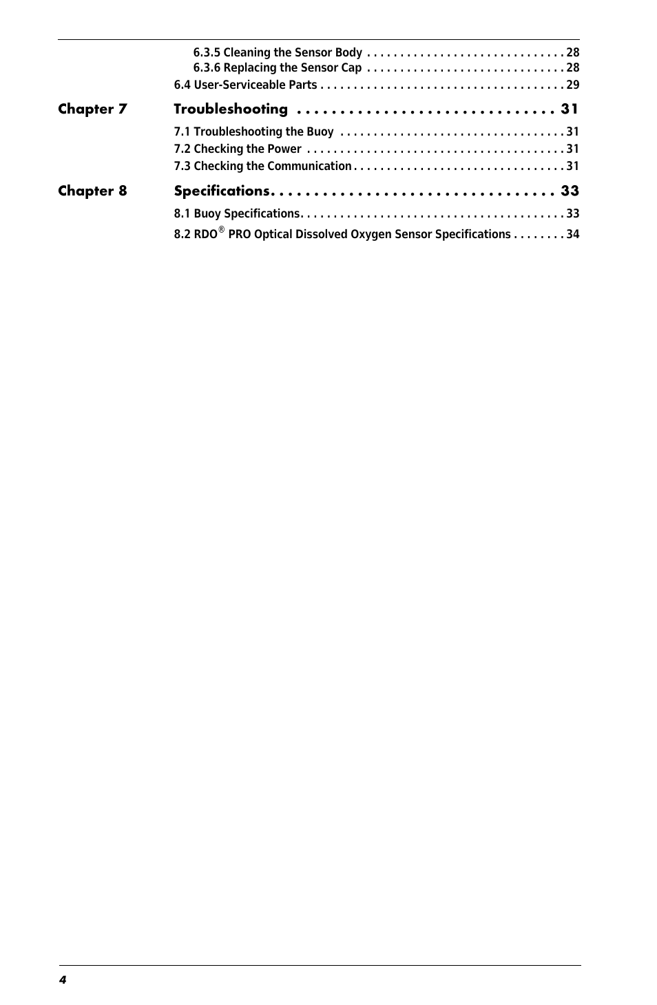 In-Situ Aquaculture Buoy Manual (purchased before 28 May 2013) User Manual | Page 4 / 34