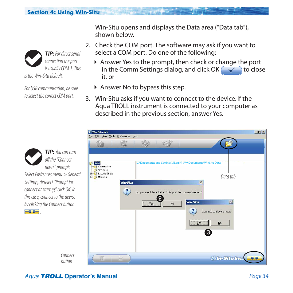 In-Situ Aqua TROLL 100 and 200 Operators Manual User Manual | Page 34 / 94
