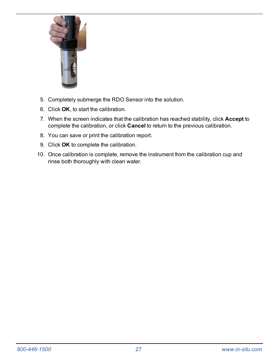 In-Situ Aqua TROLL 400 Operators Manual User Manual | Page 27 / 41