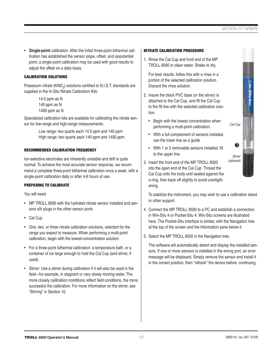 In-Situ TROLL 9500 Operators Manual User Manual | Page 122 / 164
