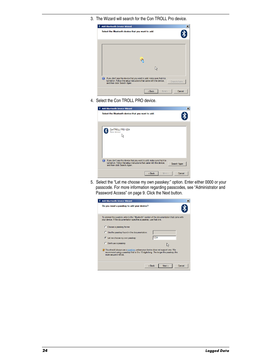 In-Situ Con TROLL PRO Operators Manual (purchased before 10 May 2012) User Manual | Page 24 / 40