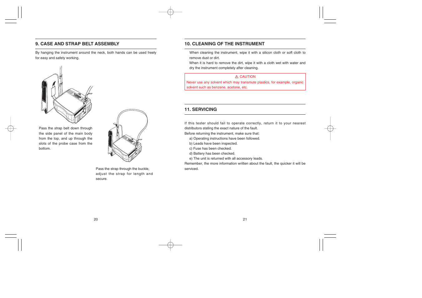 KYORITSU 3007A User Manual | Page 22 / 24