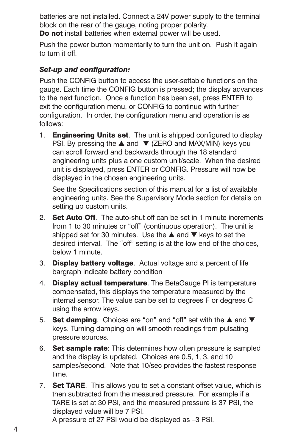 Martel Electronics BetaGauge PI PRO User Manual | Page 6 / 20