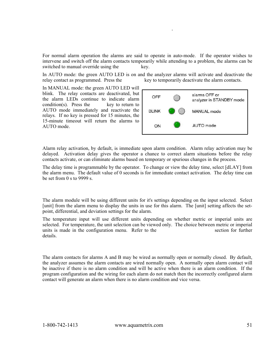 Metex 8760CLP Total Free Chlorine & pH Analyzer User Manual | Page 51 / 71