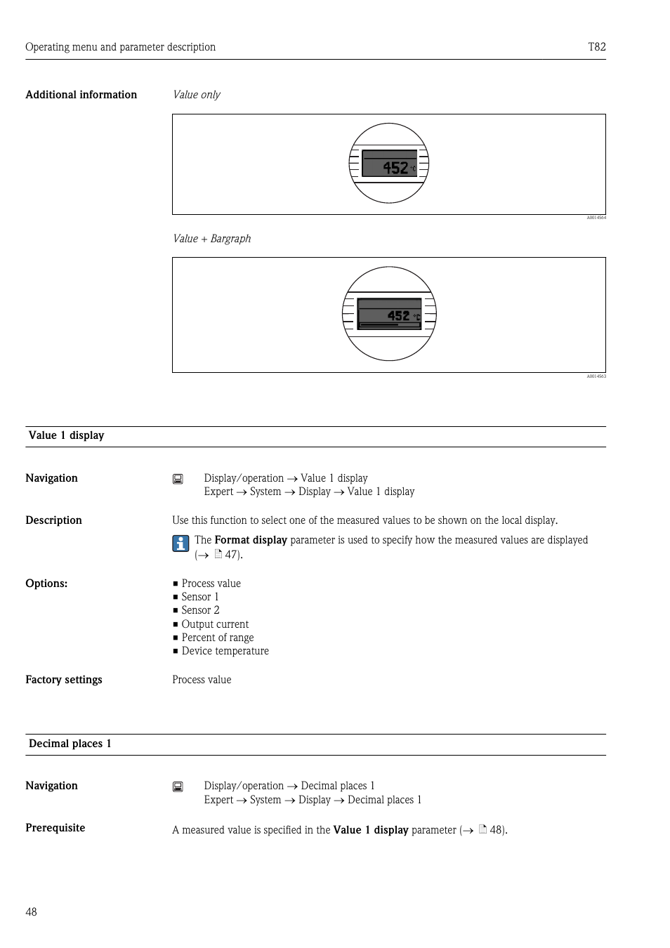 Ä 48) | Pyromation T82 User Manual | Page 48 / 88