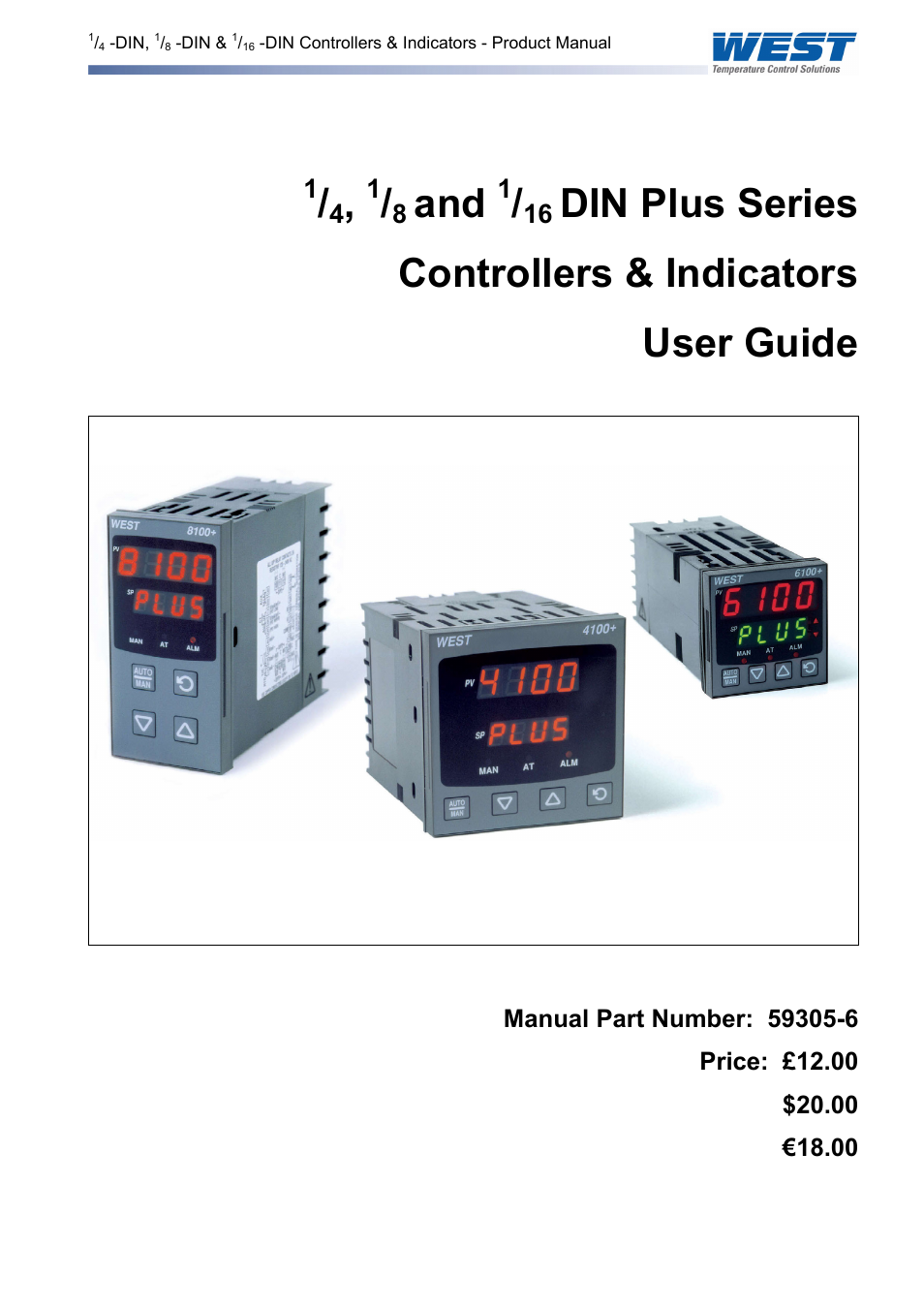Pyromation Series 610 1_16 DIN User Manual | Page 2 / 177