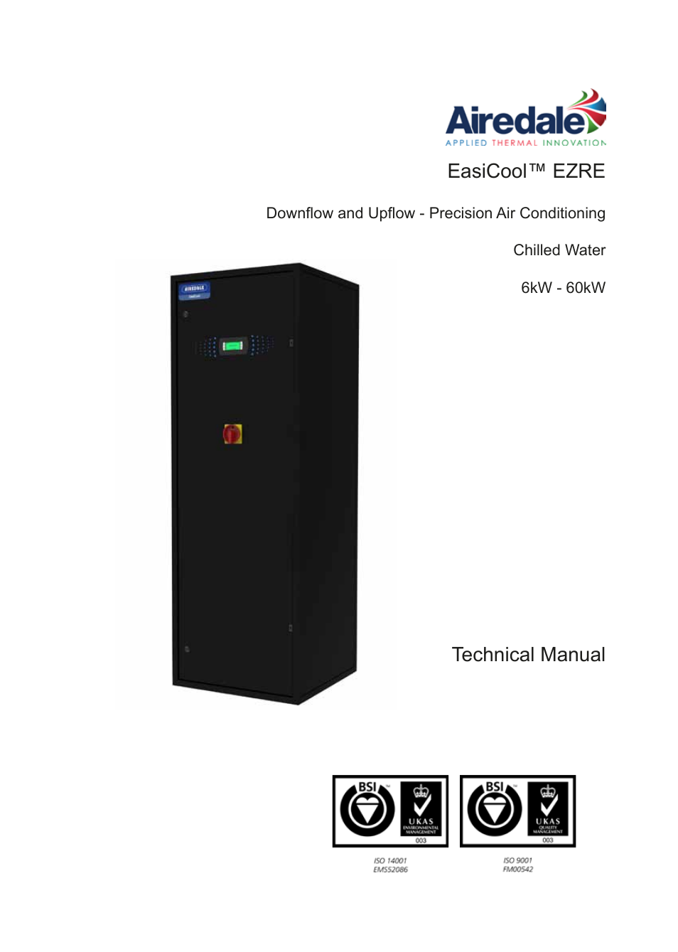Airedale EasiCool 6kW  64kW User Manual | 122 pages