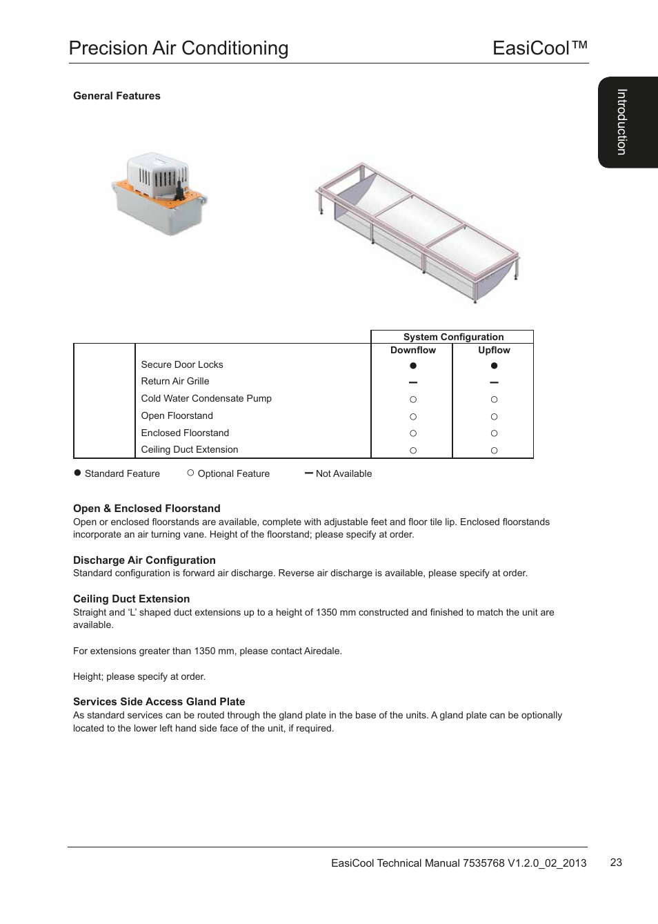 Easicool™ precision air conditioning | Airedale EasiCool 6kW  64kW User Manual | Page 23 / 122