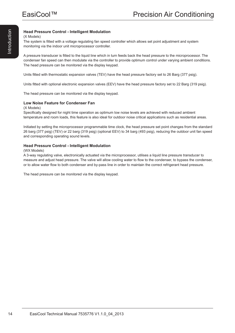 Easicool™ precision air conditioning | Airedale EasiCool 6kW  64kW User Manual | Page 14 / 196