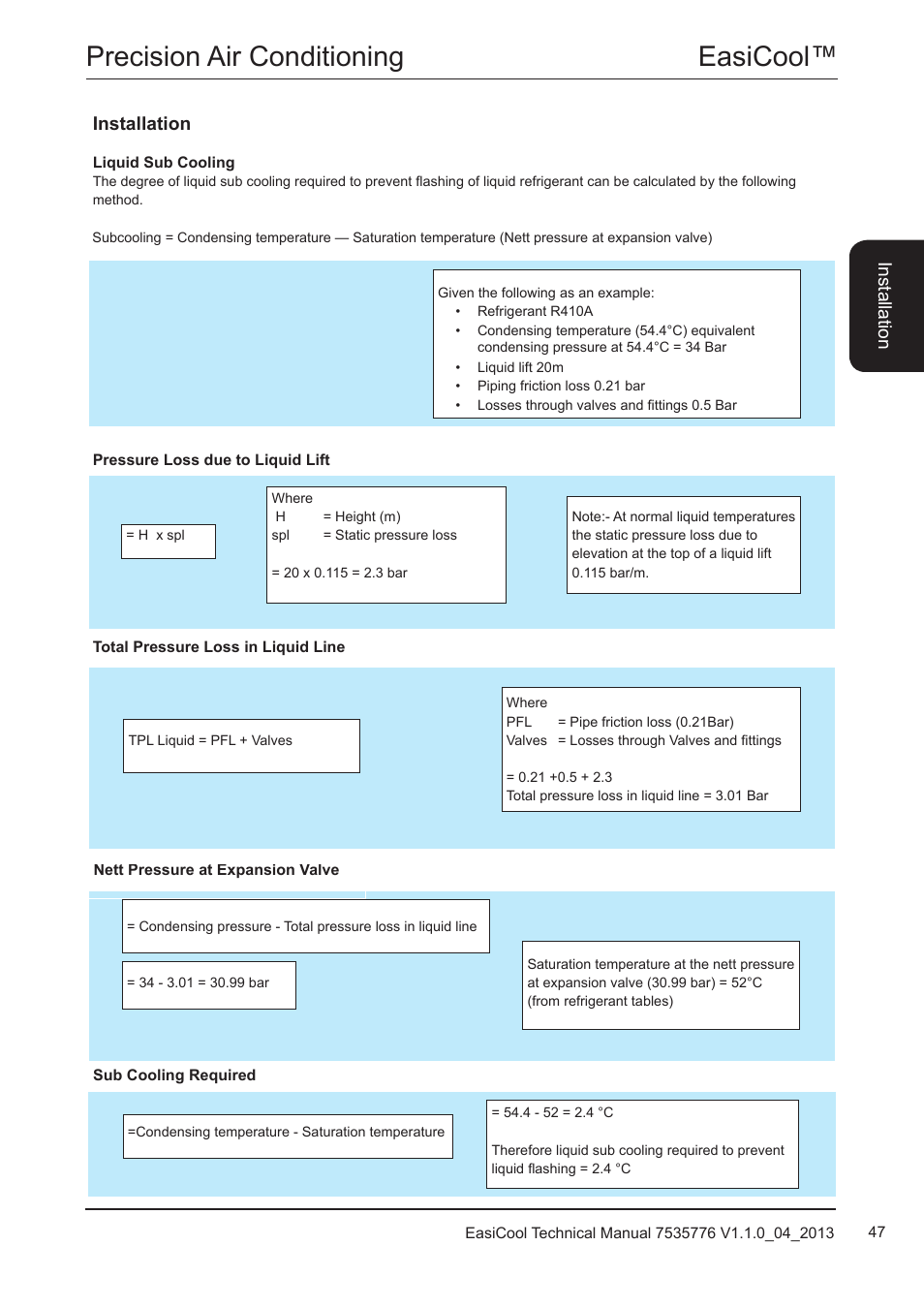 Easicool™ precision air conditioning | Airedale EasiCool 6kW  64kW User Manual | Page 47 / 196