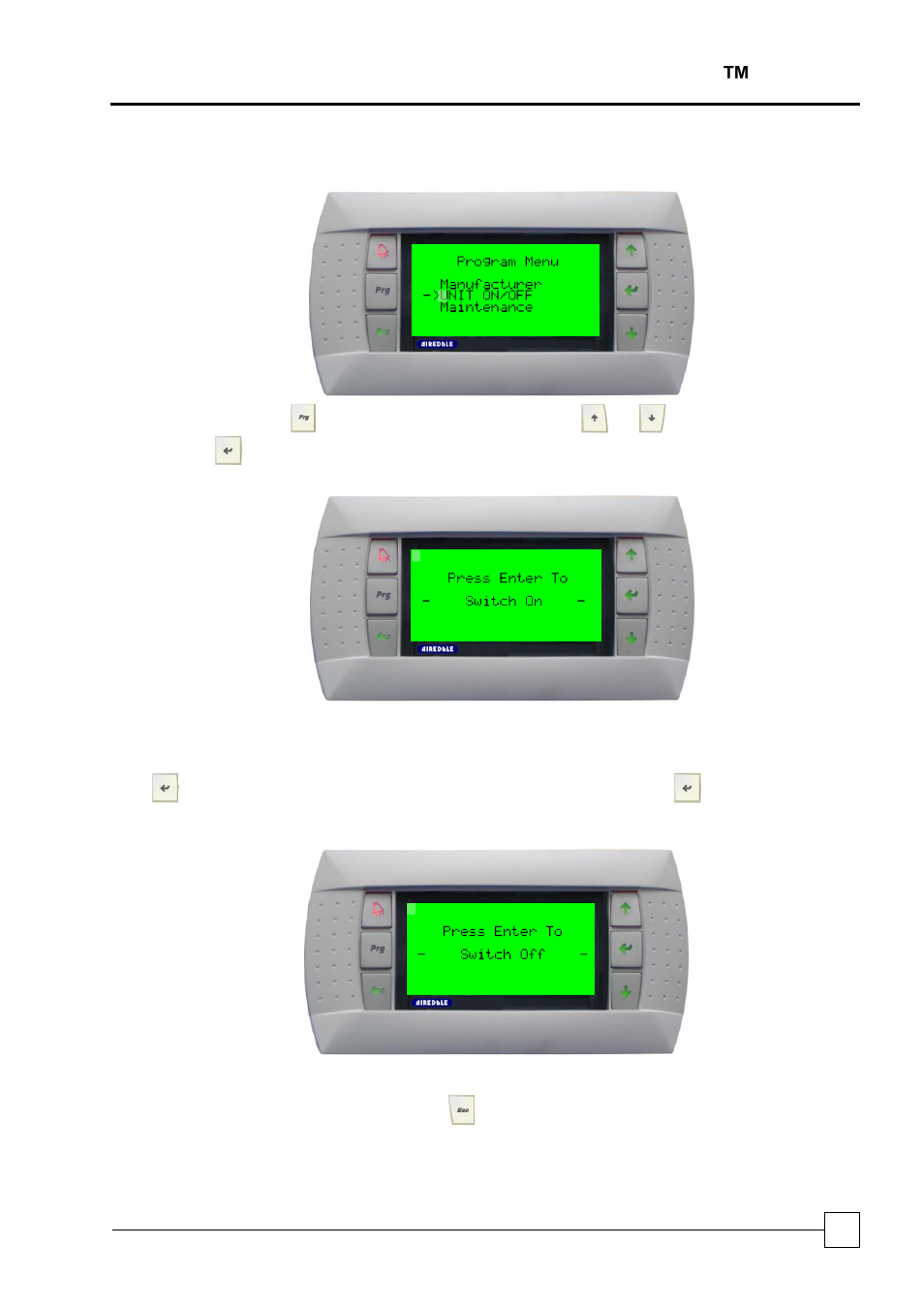 Enabling the unit, It cooling logicool ™ onrak | Airedale OnRak 3kW  35kW User Manual | Page 45 / 58