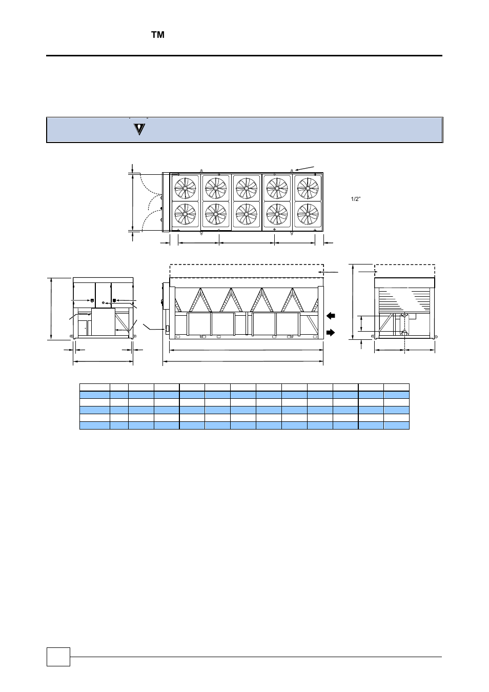 Installation data, Dimensions, Deltachill ™ chillers | Airedale DeltaChill FreeCool 110kW - 1080kW User Manual | Page 124 / 170