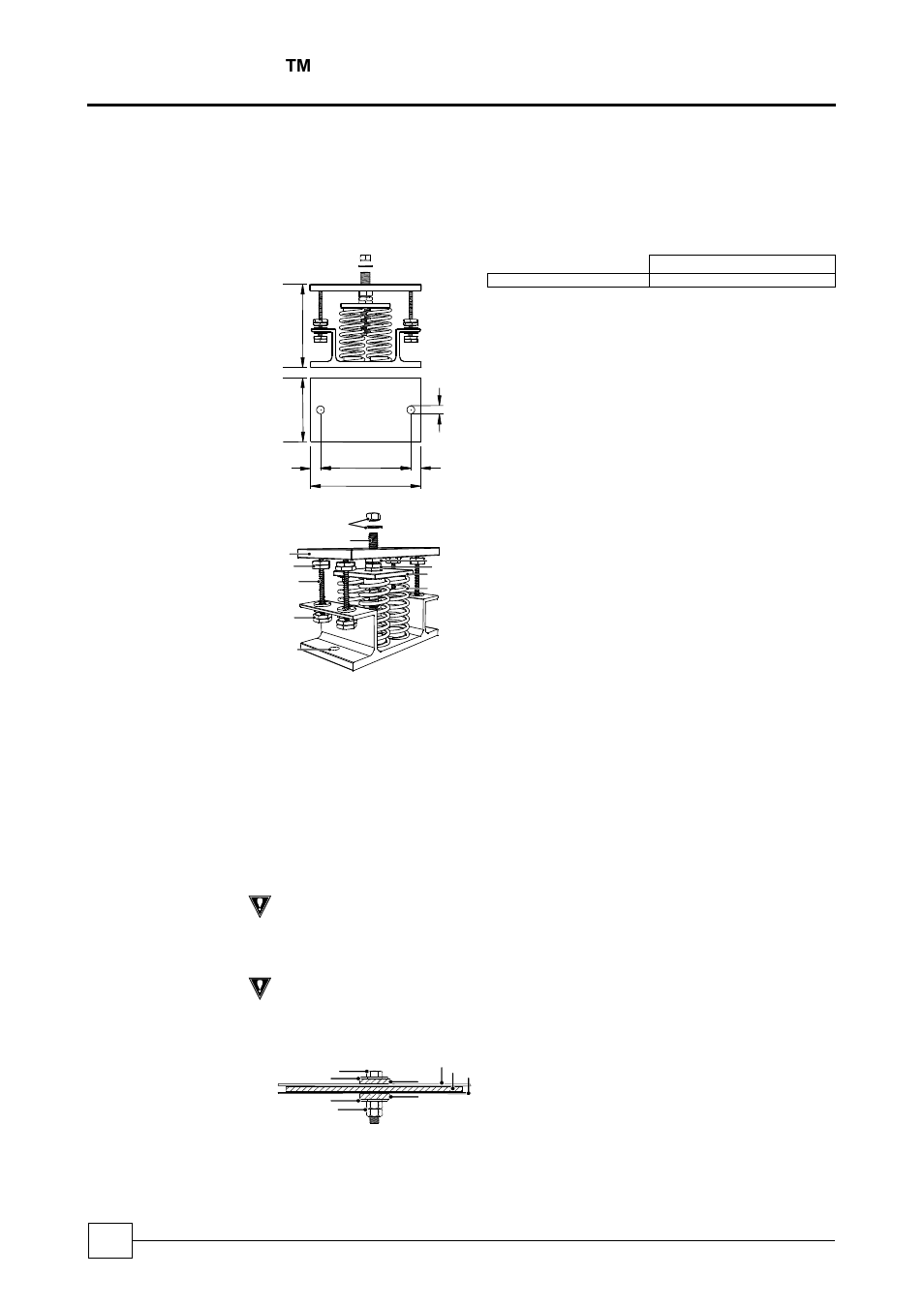 Anti vibration mounting (optional), Deltachill ™ chillers, Installation data | Airedale DeltaChill FreeCool 110kW - 1080kW User Manual | Page 130 / 170