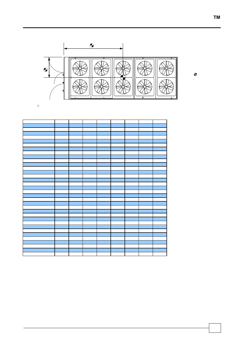 Freecool anti vibration mount allocations no pumps, Chillers deltachill, Chillers | Airedale DeltaChill FreeCool 110kW - 1080kW User Manual | Page 137 / 170