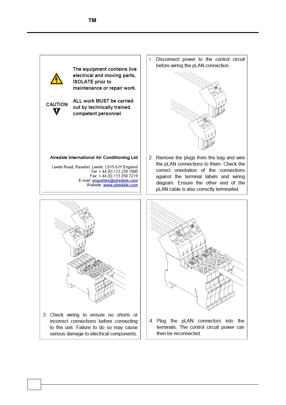 Deltachill ™ chillers, Plan termination | Airedale DeltaChill FreeCool 110kW - 1080kW User Manual | Page 158 / 170