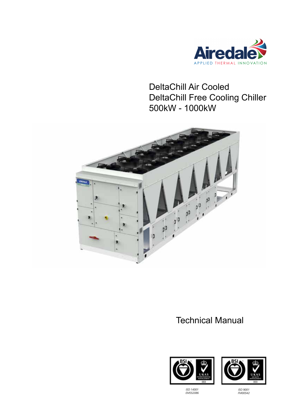 Airedale DeltaChill FreeCool 110kW - 1080kW User Manual | 286 pages