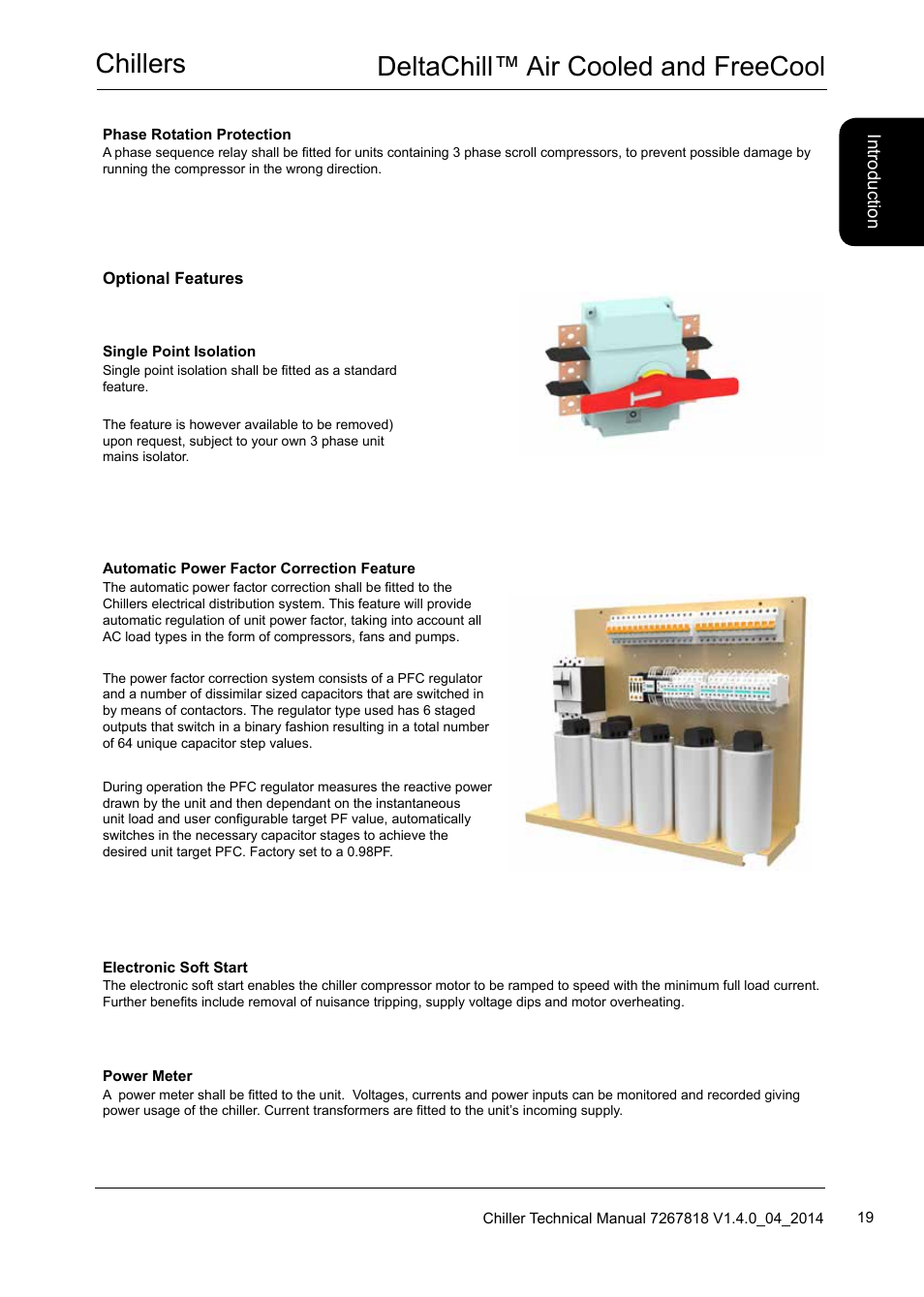 Chillers deltachill™ air cooled and freecool | Airedale DeltaChill FreeCool 110kW - 1080kW User Manual | Page 19 / 286