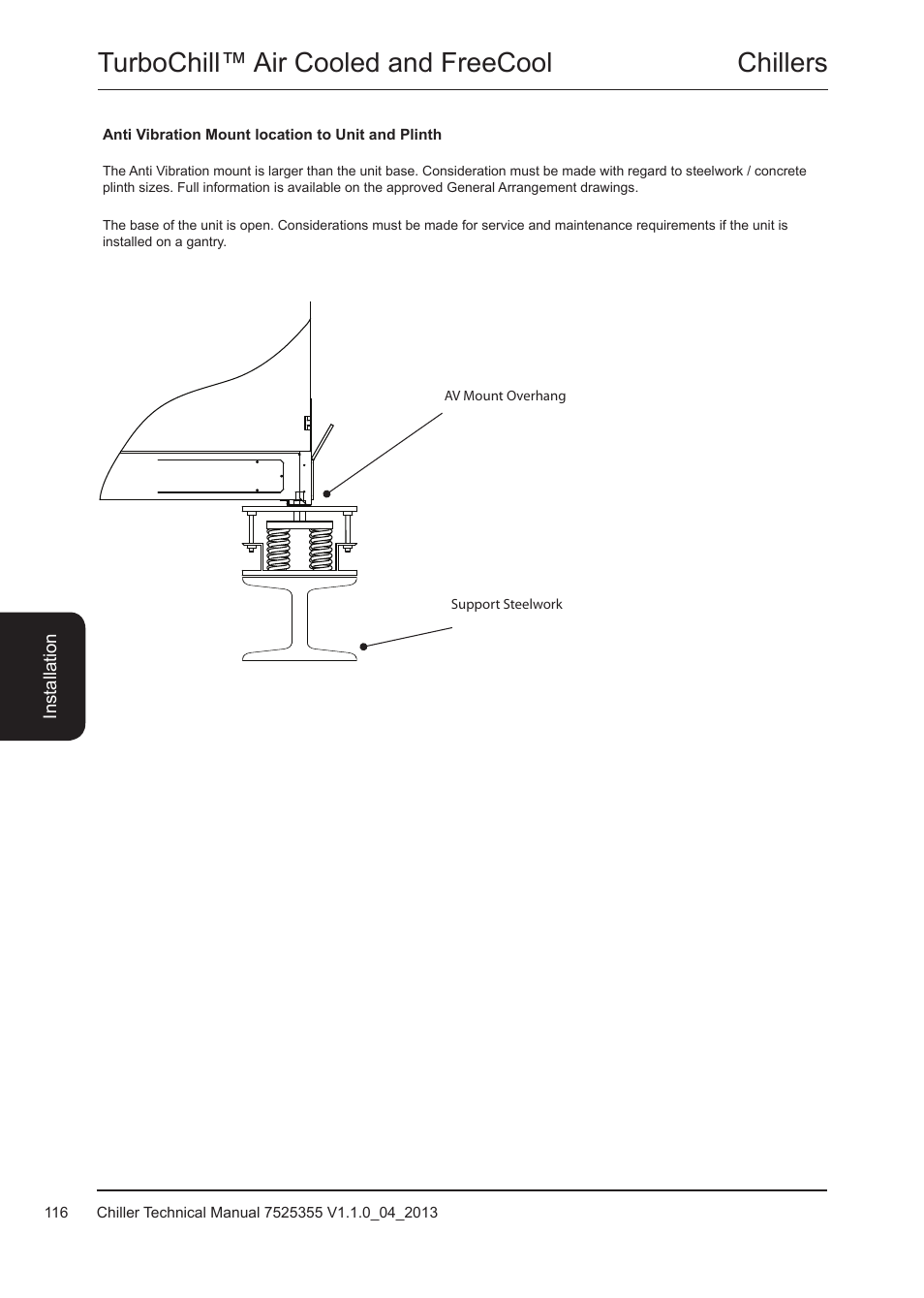 Chillers turbochill™ air cooled and freecool | Airedale TurboChill FreeCool 200kW - 1830kW User Manual | Page 116 / 144