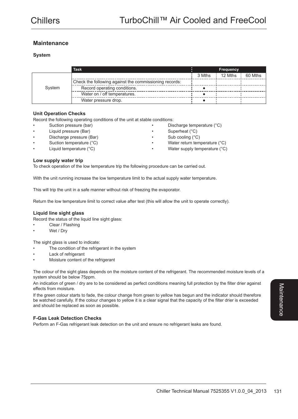 System, System 131, Chillers turbochill™ air cooled and freecool | Airedale TurboChill FreeCool 200kW - 1830kW User Manual | Page 131 / 144