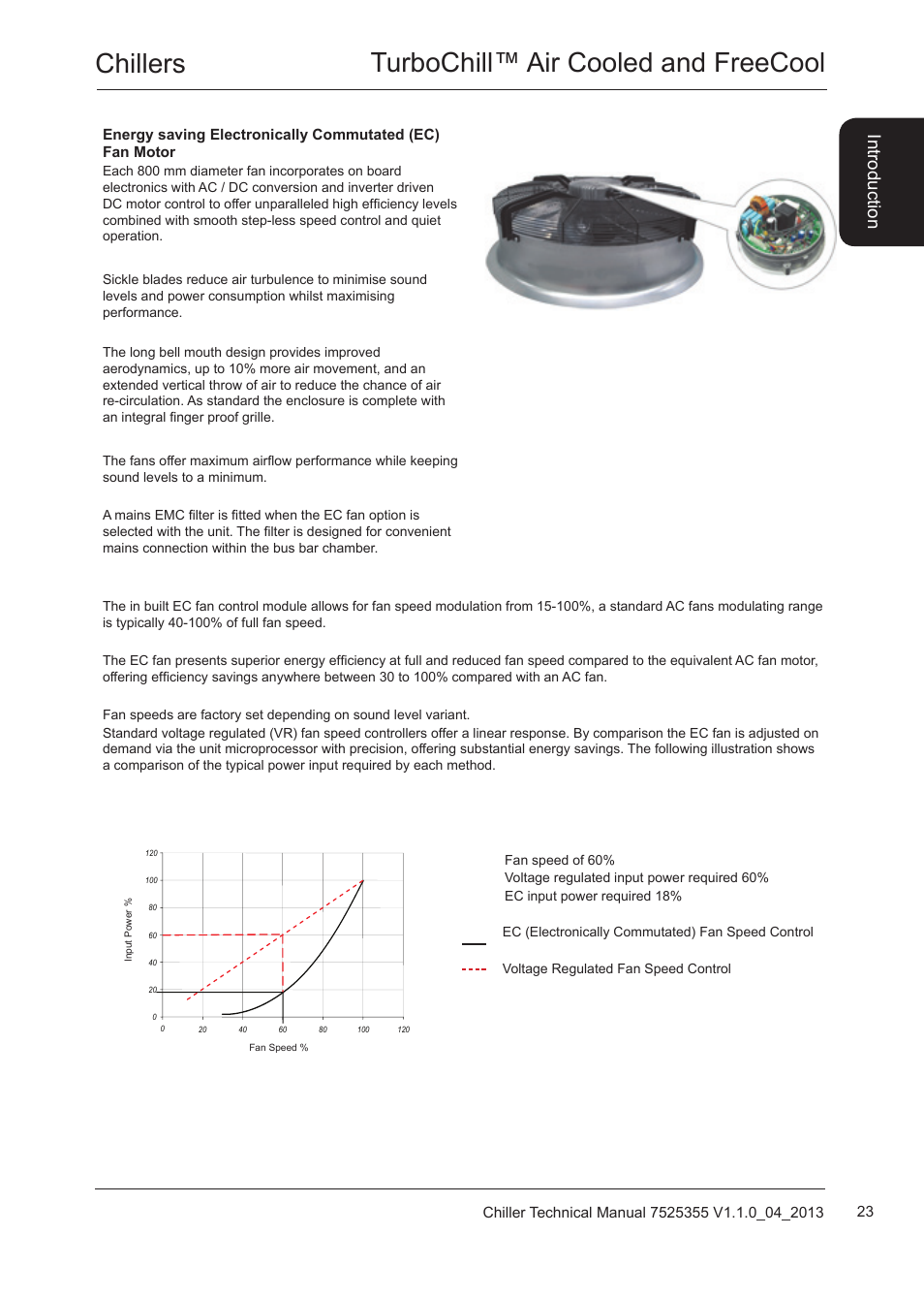Chillers turbochill™ air cooled and freecool, Introduction | Airedale TurboChill FreeCool 200kW - 1830kW User Manual | Page 23 / 144