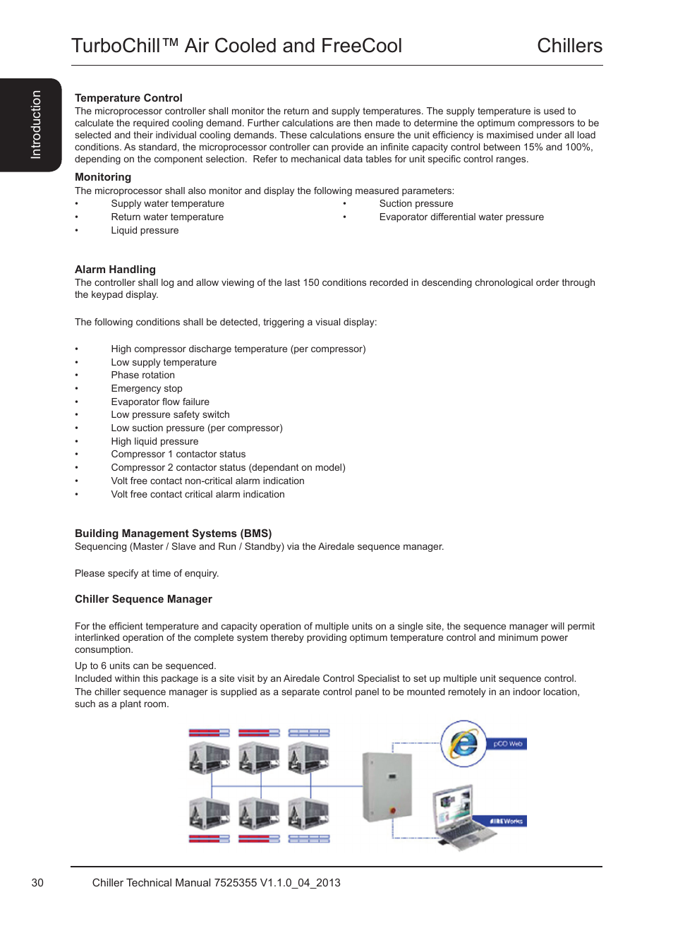 Chillers turbochill™ air cooled and freecool | Airedale TurboChill FreeCool 200kW - 1830kW User Manual | Page 30 / 144