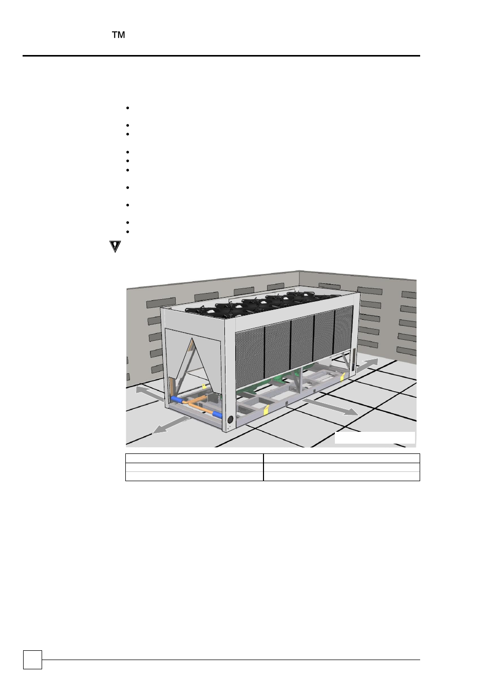 Positioning, Optichill ™ chillers, Installation data | Airedale OptiChill FreeCool 500kW - 1365kW User Manual | Page 64 / 71
