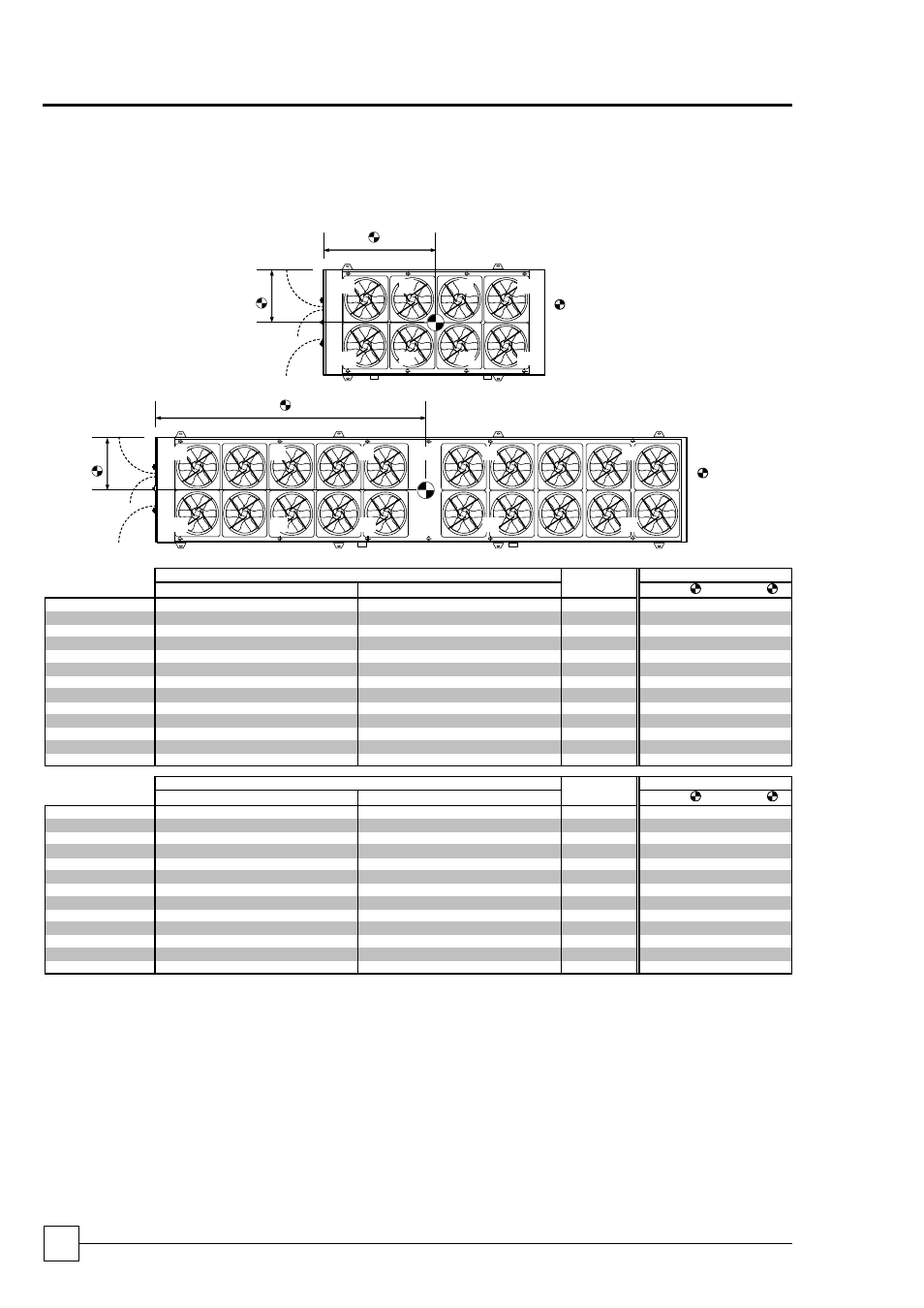 Optichill chillers, Installation data, Chillers | High efficiency plus | Airedale OptiChill FreeCool 500kW - 1365kW User Manual | Page 18 / 60