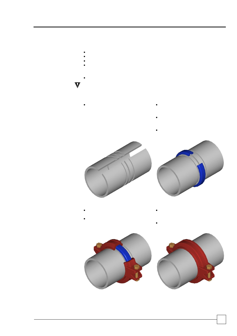 Water system, Grooved & clamped type connection, Chillers optichill | Installation data | Airedale OptiChill FreeCool 500kW - 1365kW User Manual | Page 23 / 60
