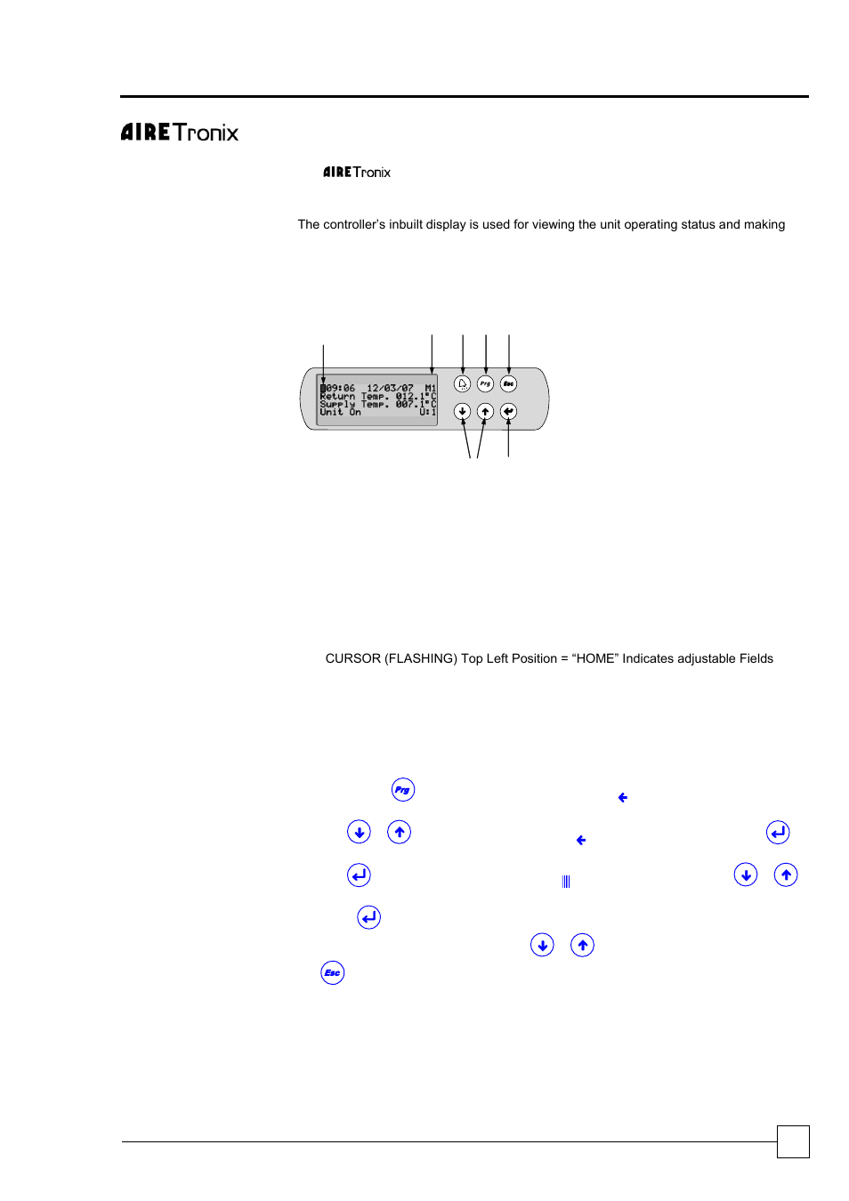 General description, Operation, Chillers optichill | Controls | Airedale OptiChill FreeCool 500kW - 1365kW User Manual | Page 39 / 60
