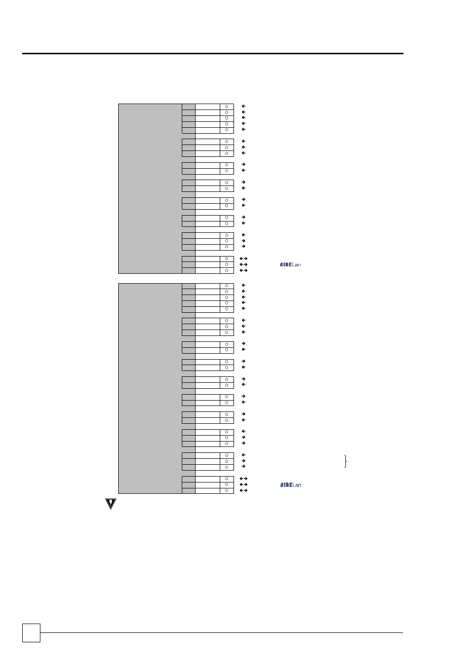 Interconnecting wiring, Ultima compact chillers, Installation data | Chillers, Interconnecting wiring no pumps, Caution, Double circuit | Airedale Ultima Compact FreeCool 30kW - 450kW User Manual | Page 46 / 48
