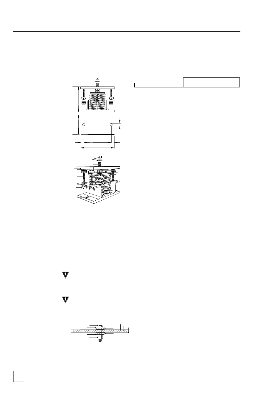 Anti vibration mounting (optional), Ultima water cooled chillers, Installation data | Airedale Ultima Water Cooled 75kW - 450kW User Manual | Page 34 / 46
