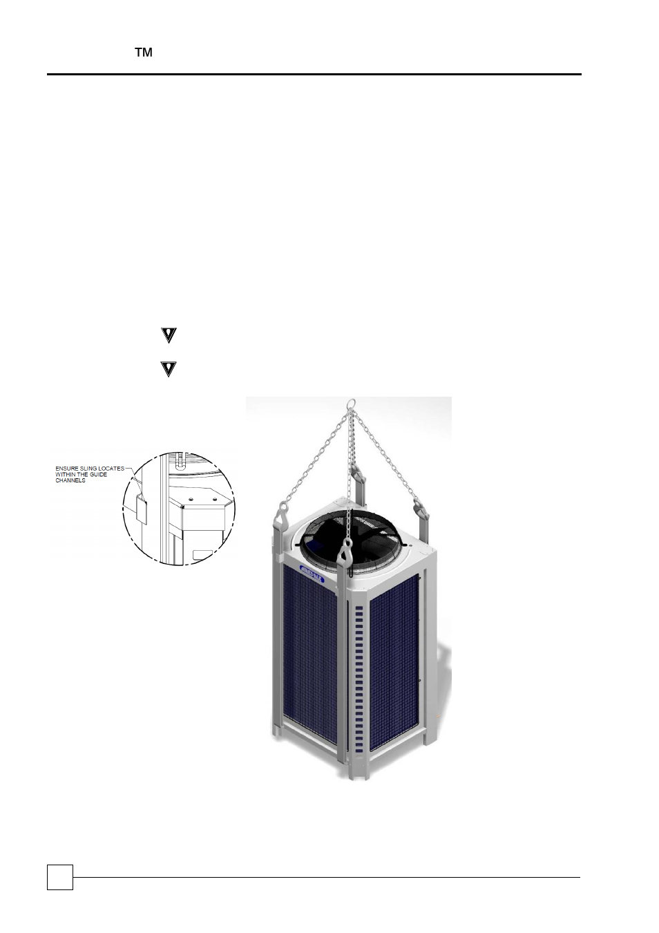 Installation data, Lifting, Blucube ™ condensing unit | Airedale BluCube 10-48kW User Manual | Page 16 / 64